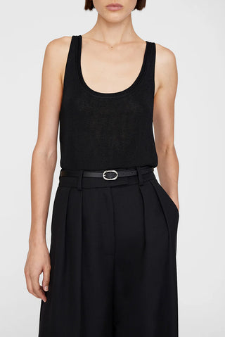 Mini Signature Link Belt in Black