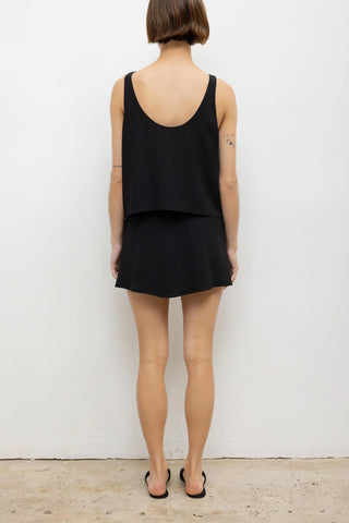 Ari Scoop Tank in Black