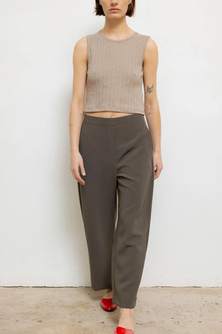 Arielle Barrel Pant in Olive