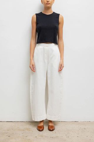 Chloe Barrel Pant in Parchment