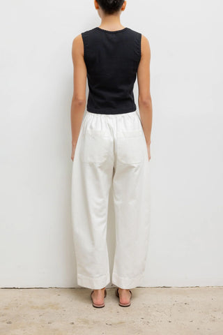 Chloe Barrel Pant in Parchment