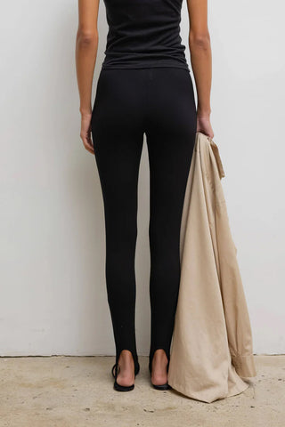 Rio Stirrup Pant in Black