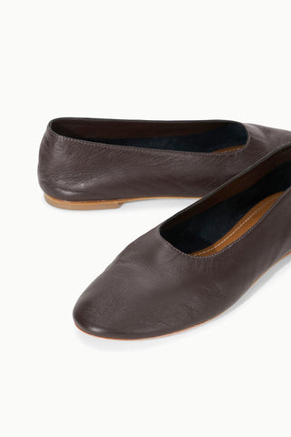 Alba Ballet Flat in Espresso