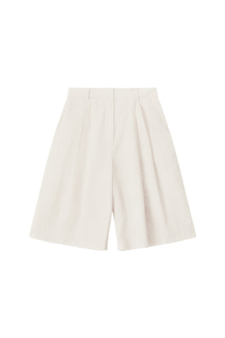 Cruz Bermuda Linen Short in Natural