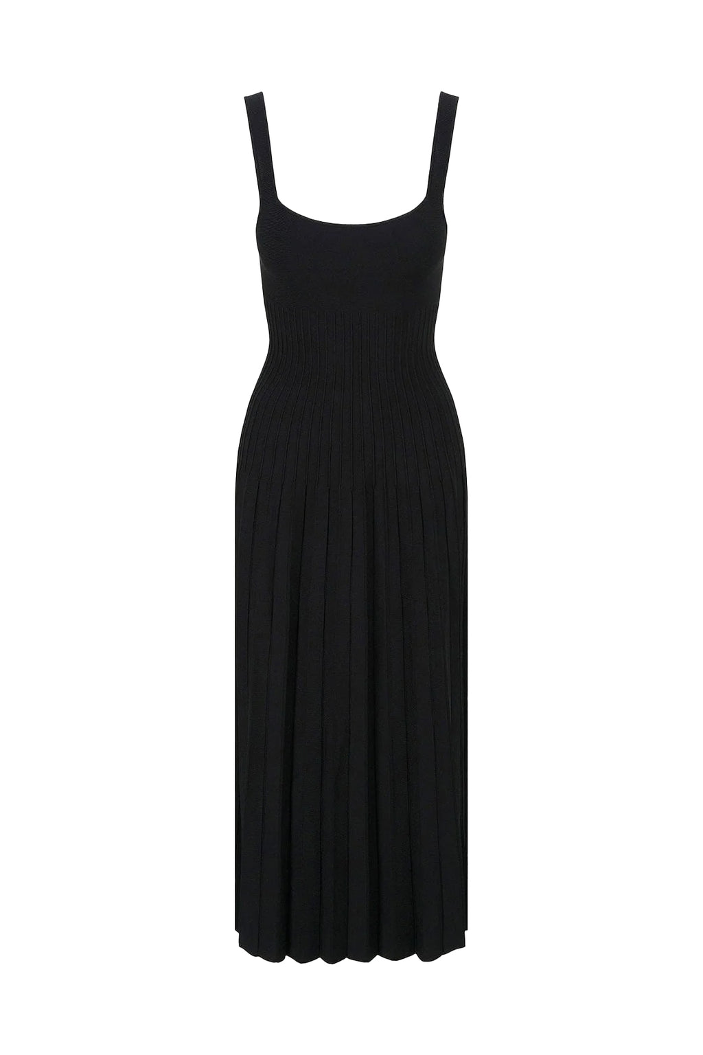 STAUD, Mini Ellison Dress in Black, Size Medium