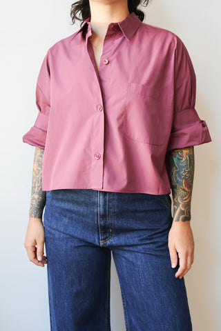 Next Ex Shirt in Crushed Violets