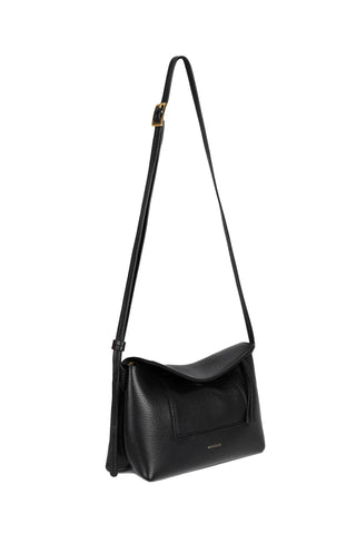 Penelope Slouch Mini in Black Crust