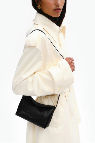 Penelope Slouch Mini in Black Crust