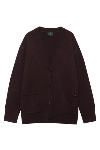 Jackson Cardigan in Deep Brown