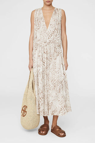 Mia Dress in Sand Seashell