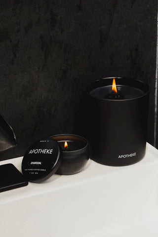 Charcoal Mini Tin Candle