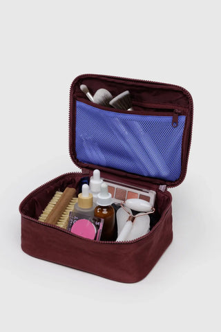 Small Cosmetic Case in Mahogany