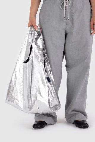 Standard Baggu - Metallic Silver