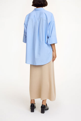 Derris Shirt in Blue Iris Stripe