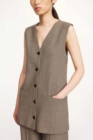 Francine Vest in Beige