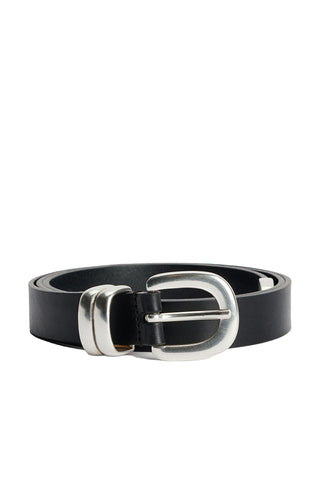Zoilo Belt in Black Silver