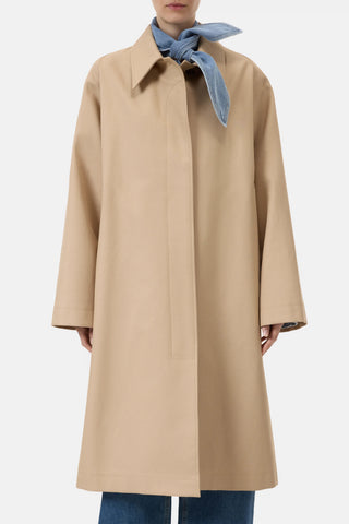 Car Coat in Urban Beige