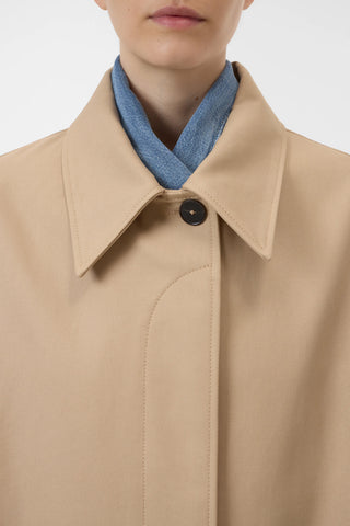Car Coat in Urban Beige