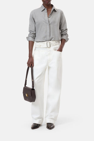 Classic Shirt in Light Grey Melange