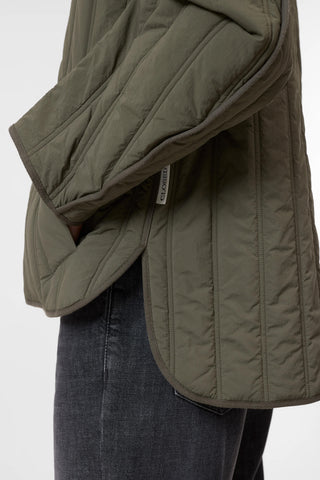 Quilted Jacket in Forest Green