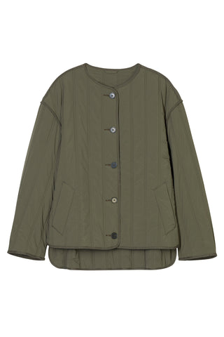 Quilted Jacket in Forest Green