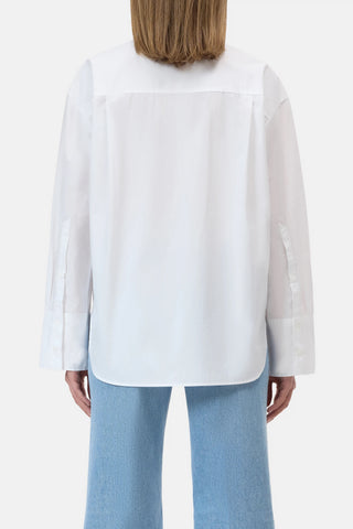 Scarf Shirt in White