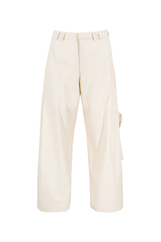 Tab Pant in Off White
