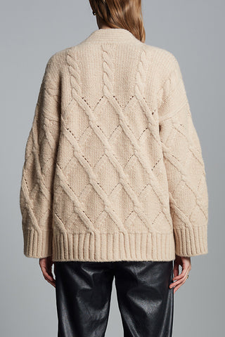 Kayln Cardi in Pale Camel