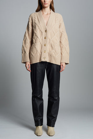 Kayln Cardi in Pale Camel