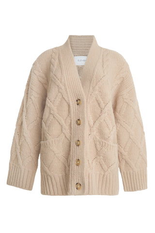 Kayln Cardi in Pale Camel