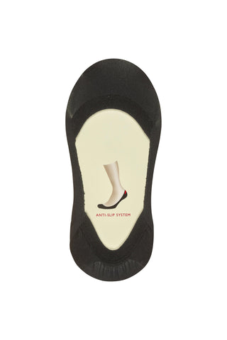 Elegant Step No Show Sock in Black