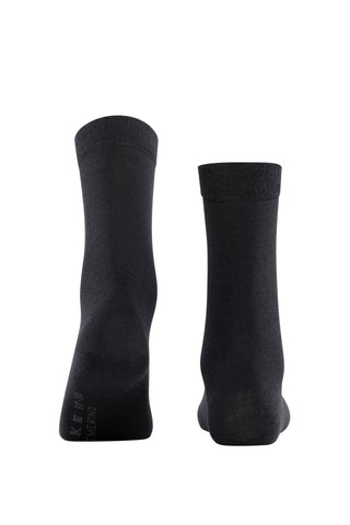 Soft Merino Sock in Black