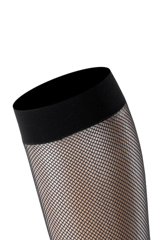 Knee High Net Socks in Black