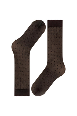 Knee High Dot Sock in Black