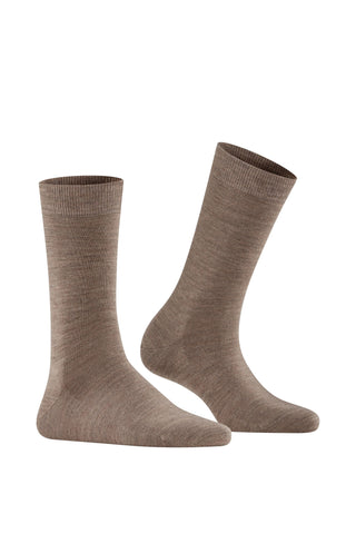 Soft Merino Sock in Pebble