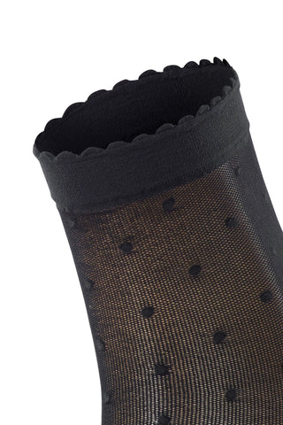 Dot Sock in Black