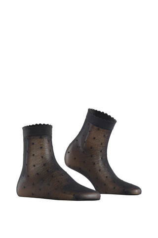 Dot Sock in Black