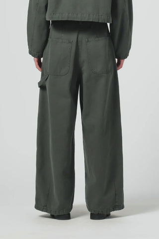Canvas Atlantide Chino in Forest Green