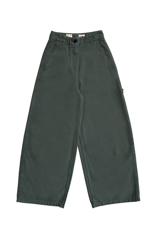 Canvas Atlantide Chino in Forest Green