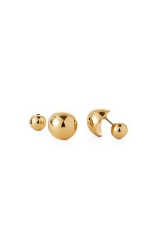 Aurora Studs in Gold