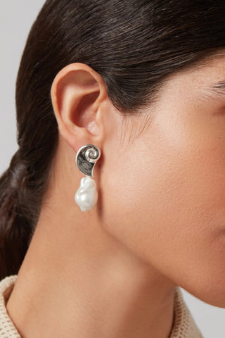 Petra Earrings in Silver