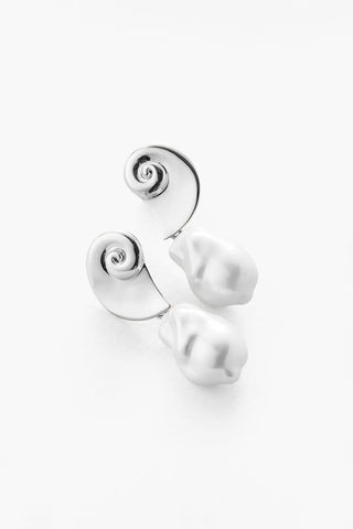 Petra Earrings in Silver