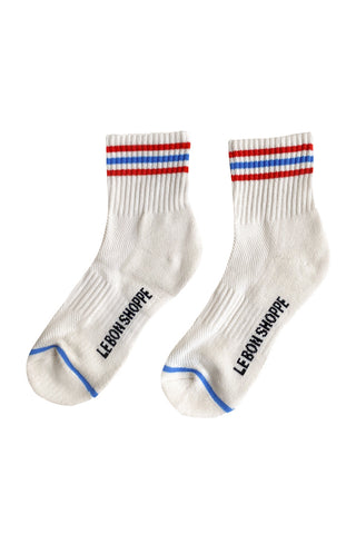 Girlfriend Socks in Leche