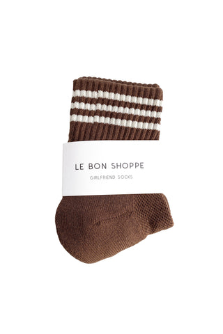 Girlfriend Socks in Mahogany