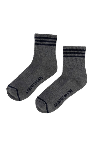 Girlfriend Socks in Soot