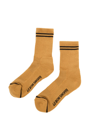 Boyfriend Socks in Biscotti