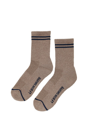 Boyfriend Socks in Cocoa