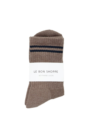 Boyfriend Socks in Cocoa
