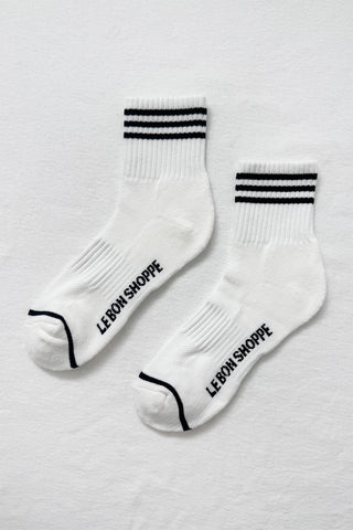 Girlfriend Socks in White