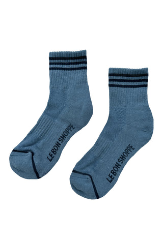 Girlfriend Socks in Indigo